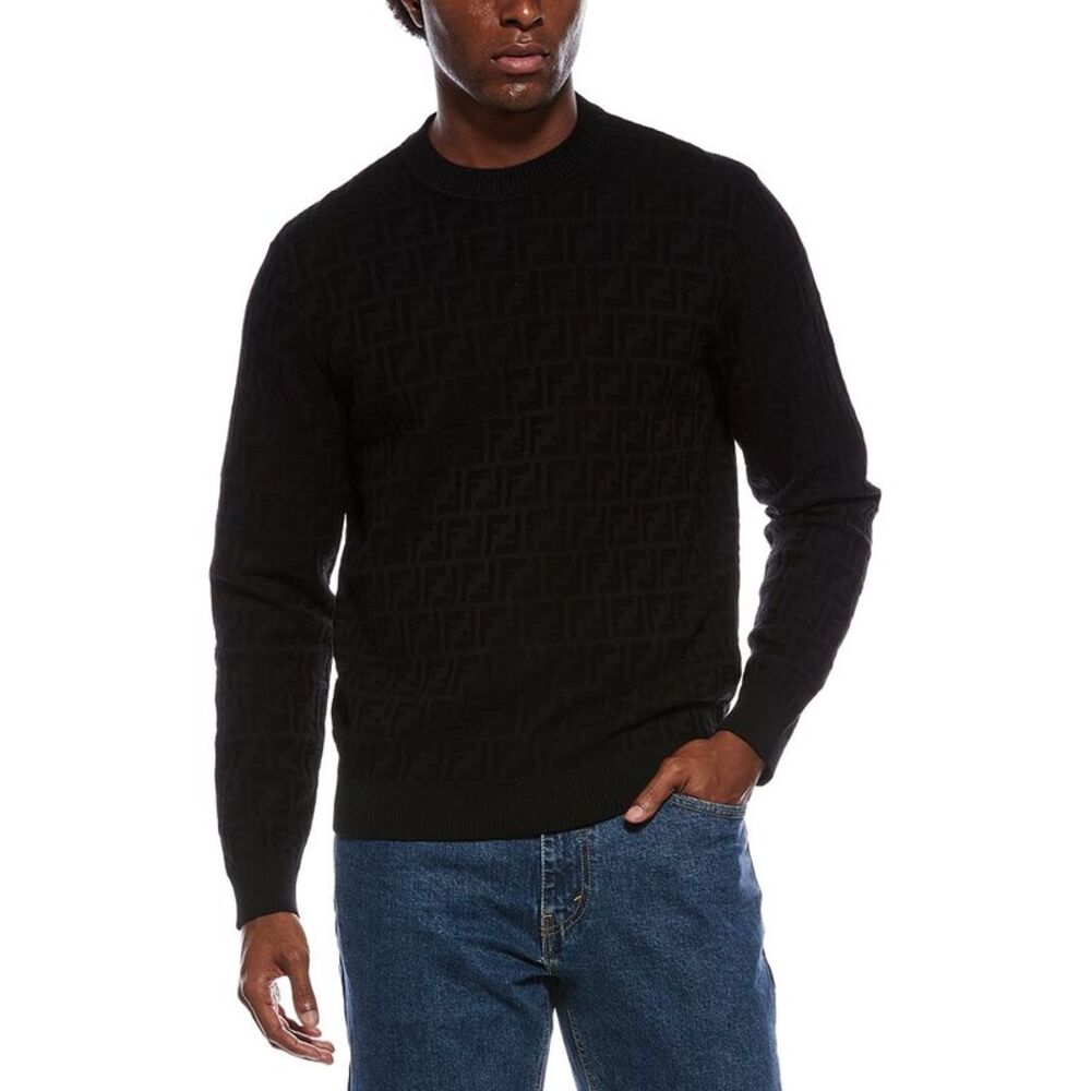 Fendi Mens  Knit Shirt, White